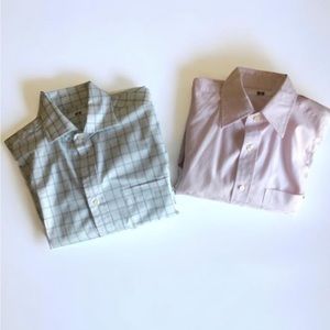 2 Uniqlo Fitted Shirts size XS